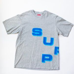 Supreme Wrap Around Tee / Letter Stack Tee